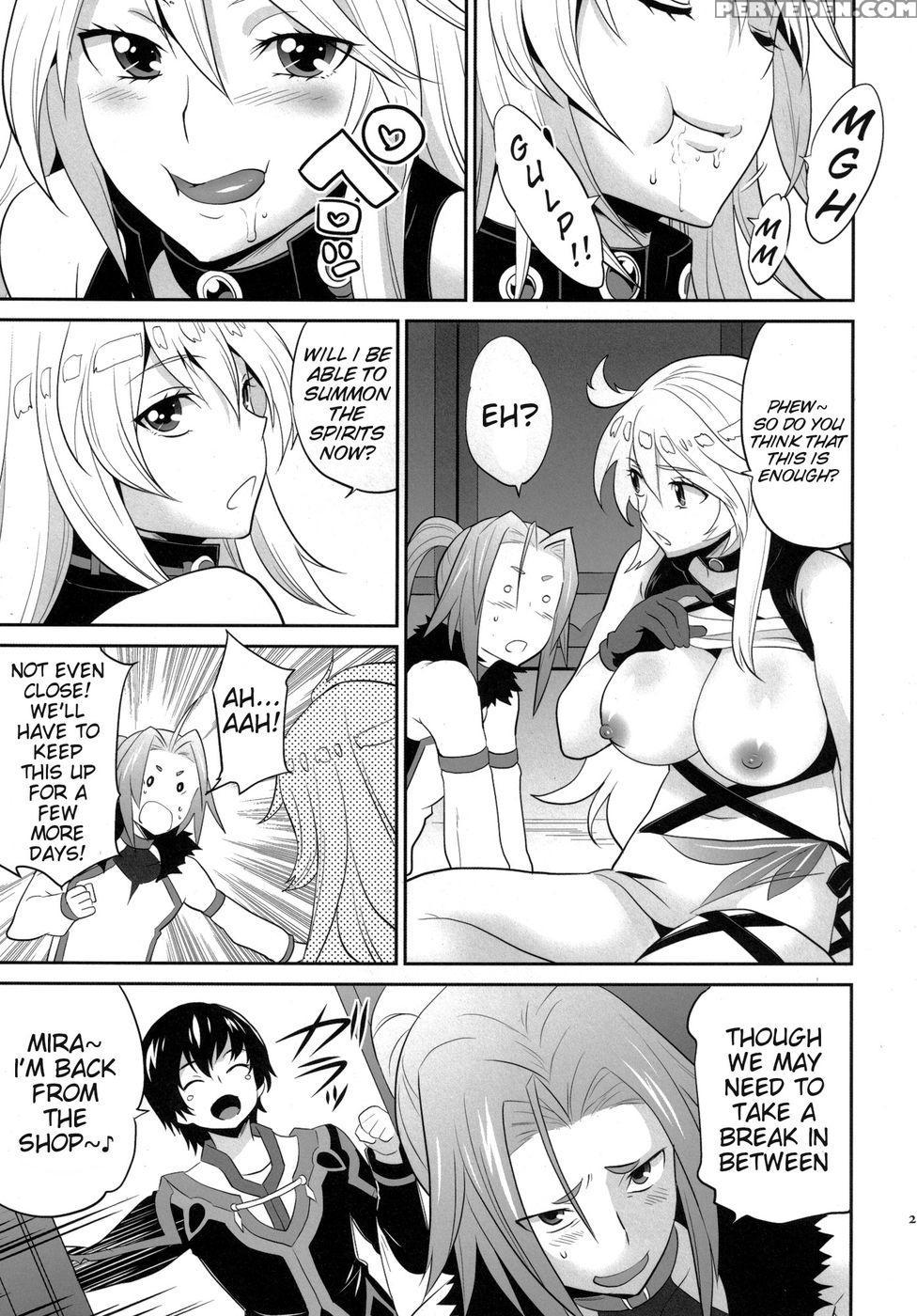 Mira-sama And The White, Sticky Substance Hentai Doujinshi 1