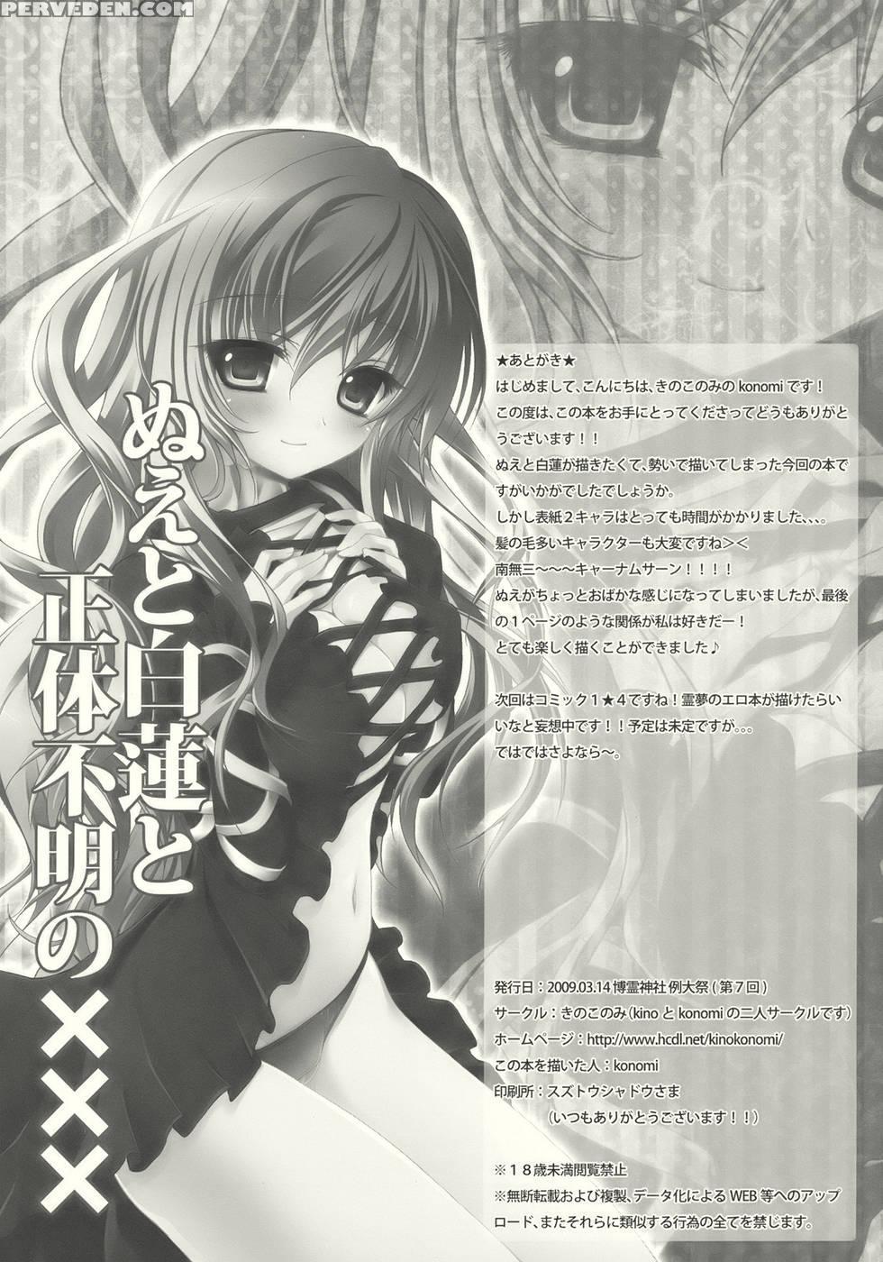 Nue, Byakuren, And The Undefined Xxx - Touhou Project 1