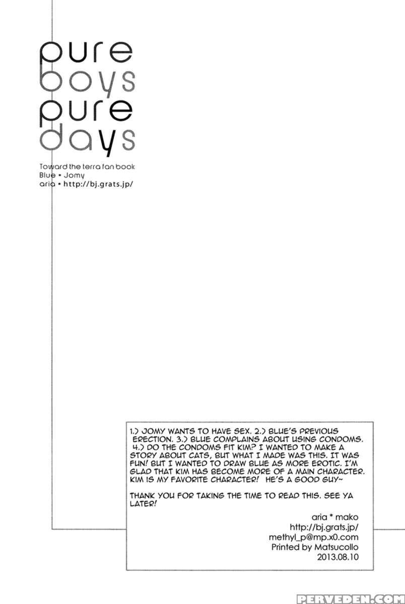 Pure Boys Pure Days 1