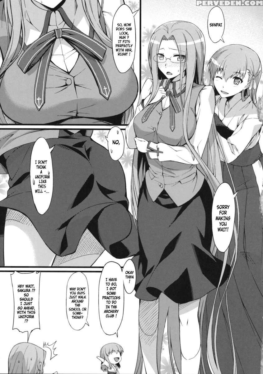 Rider San With Highschool Uniform 1