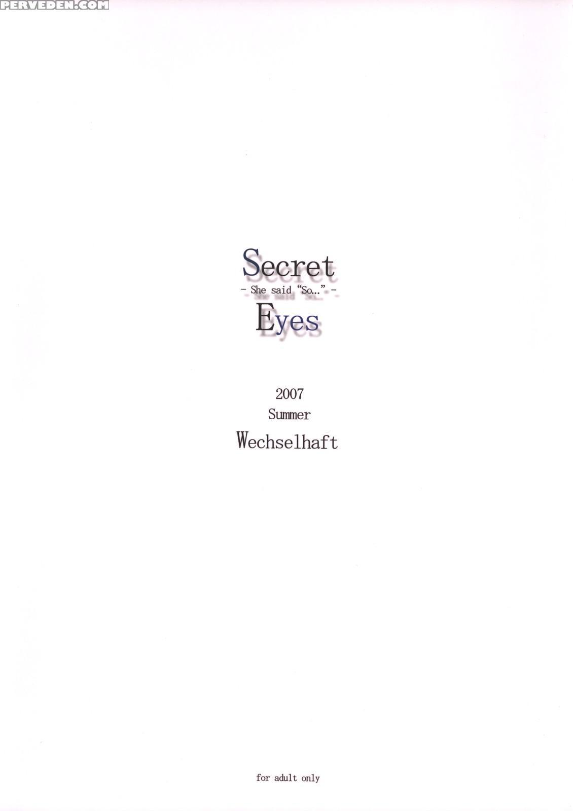 Secret Eyes - The Melancholy Of Haruhi Suzumiya 1