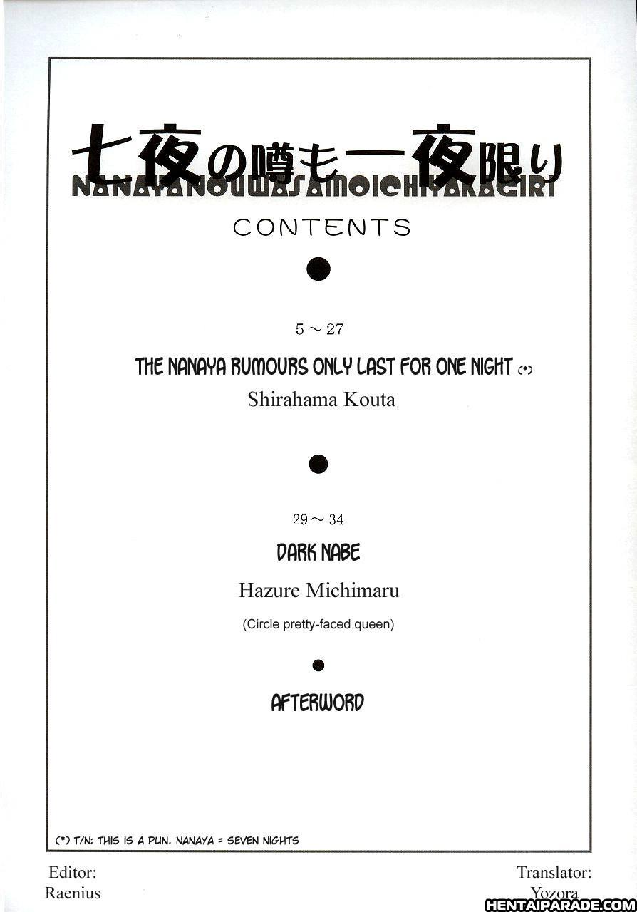 Shingetsutan Tsukihime Dj - The Nanaya Rumors: Only Last For One Night 1