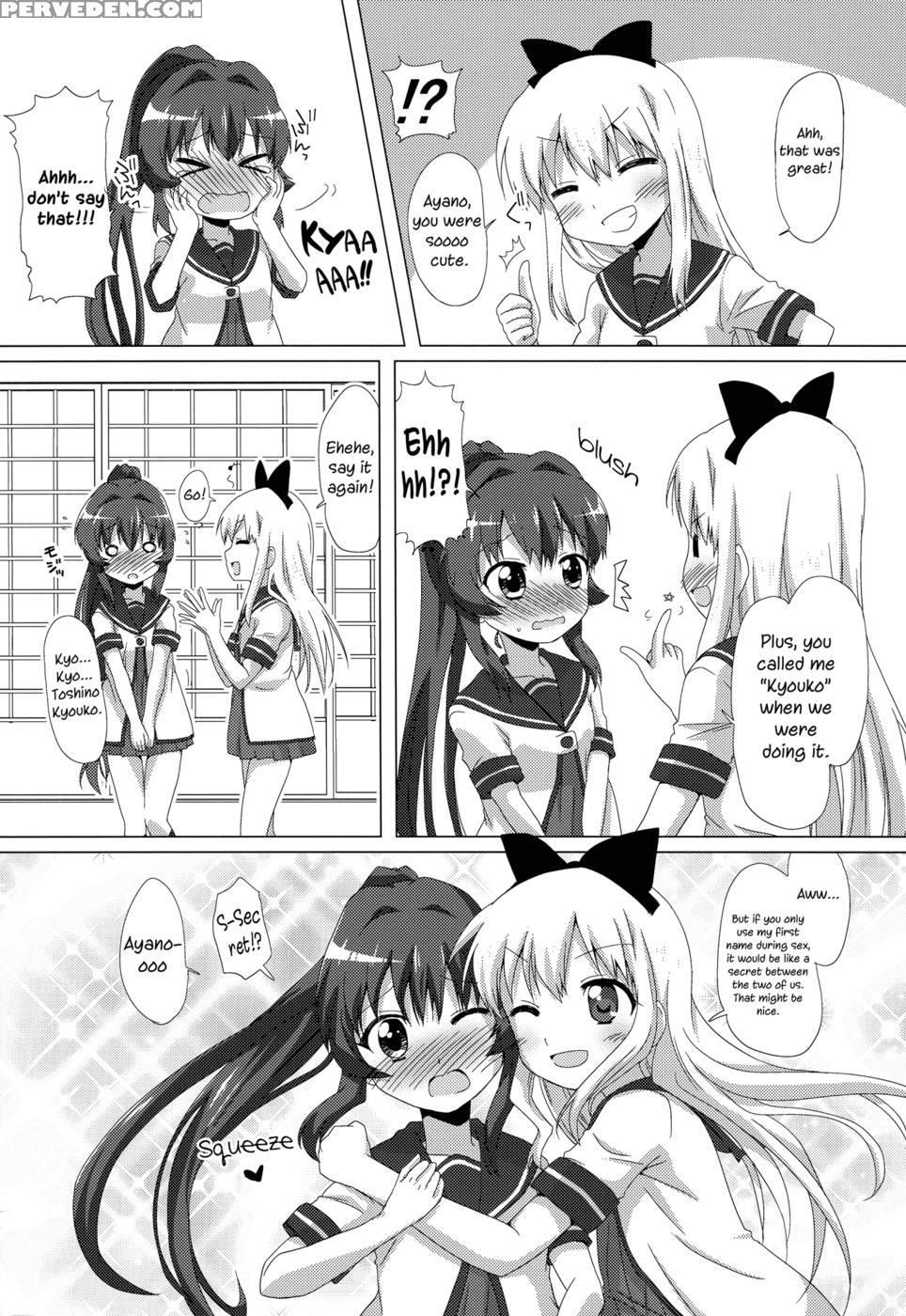 Sugiura Ayano Is Looking At Toshino Kyouko With Inviting Eyes! - Yuruyuri 1