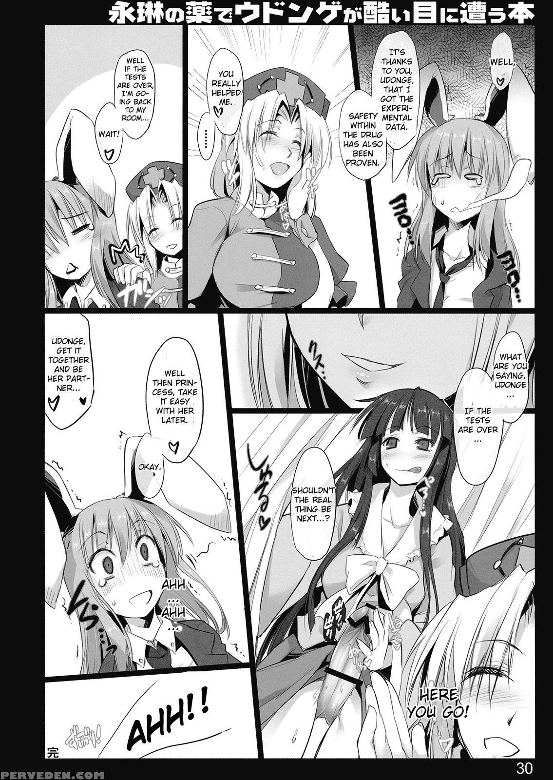 Terrible Things Happen To Udonge Due To Eirin's Drugs Book - Touhou 1