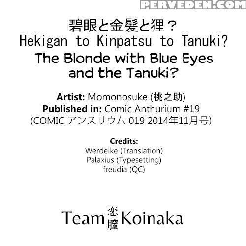 The Blonde With Blue Eyes And The Tanuki? Chapter 1 Page 21