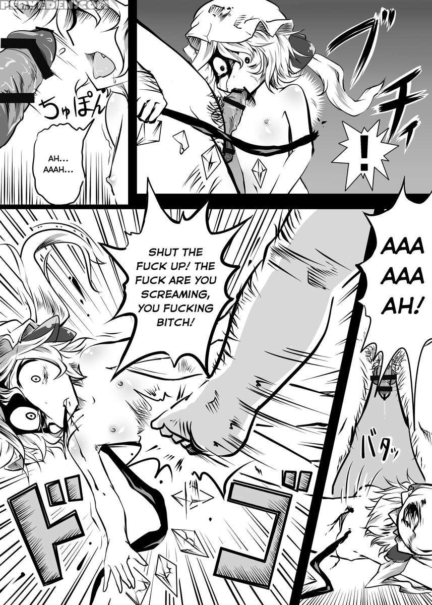 The Flandre Getting Beaten Up And Raped By A Fat Man Book 1