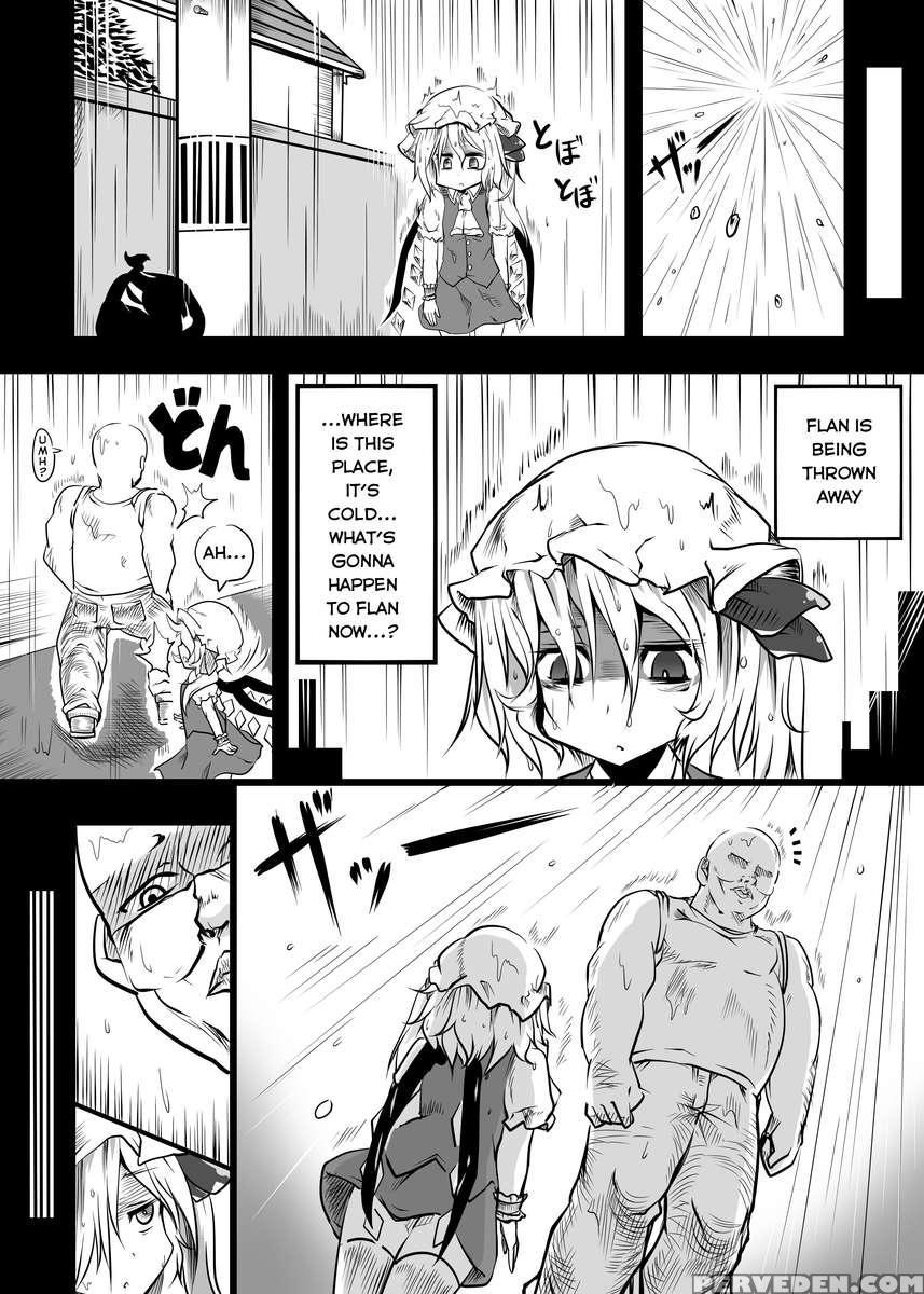 The Flandre Getting Beaten Up And Raped By A Fat Man Book 1