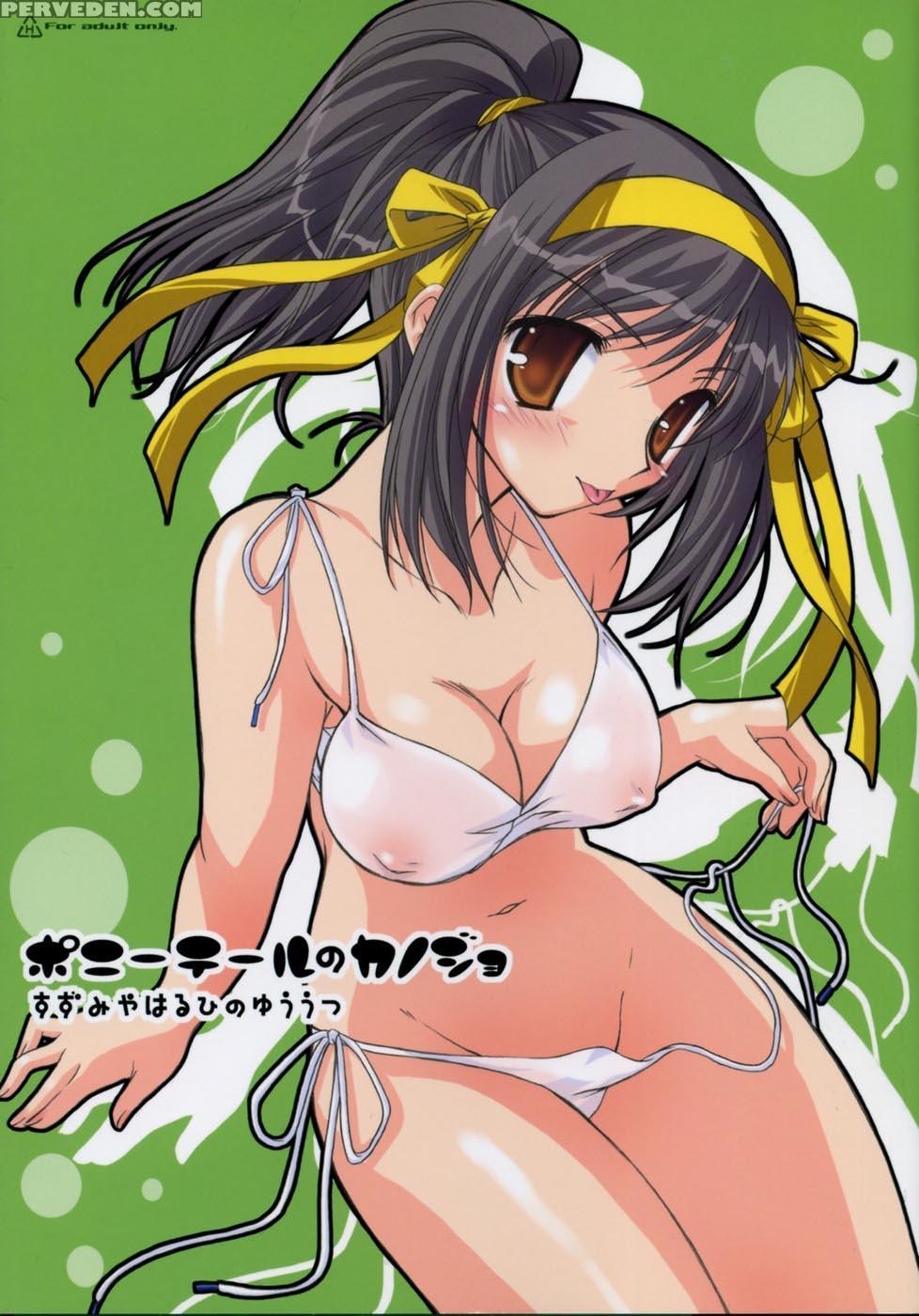 The Girl With Ponytail Style - The Melancholy Of Haruhi Suzumiya 1