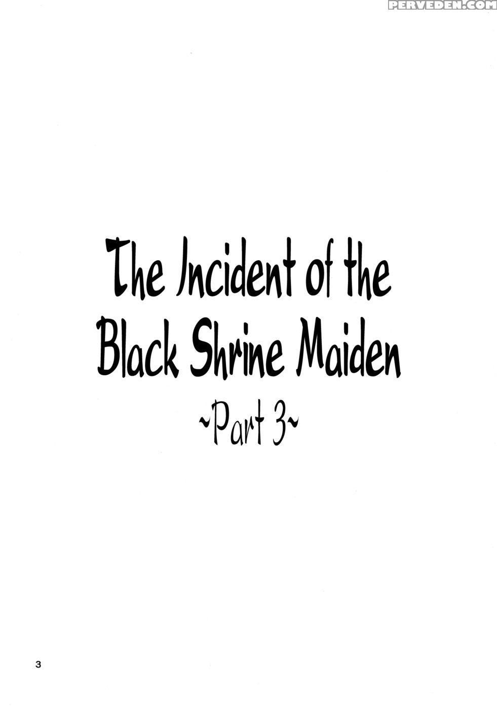 The Incident Of The Black Shrine Maiden ~part 3~ - Touhou Project 1