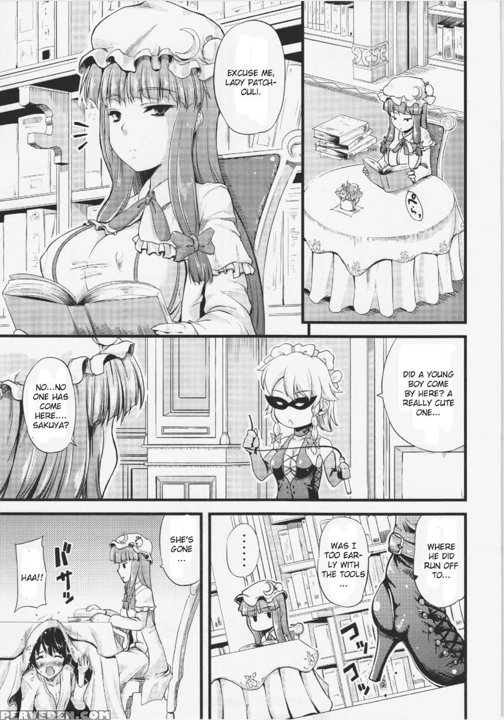 Toshokan No Oneesan Ga Ijimete Ageru - Touhou Project 1