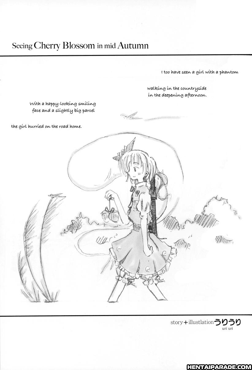 Touhou Dj - Seeing Cherry Blossom In Mid Autumn 1