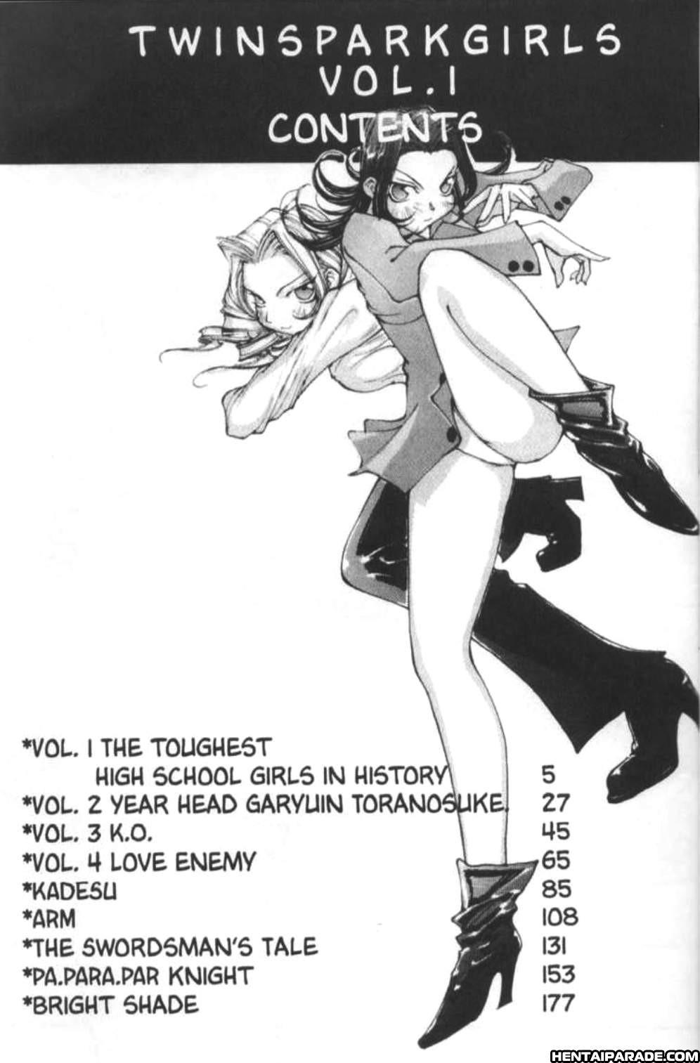 Twin Spark Girls 0: Contents