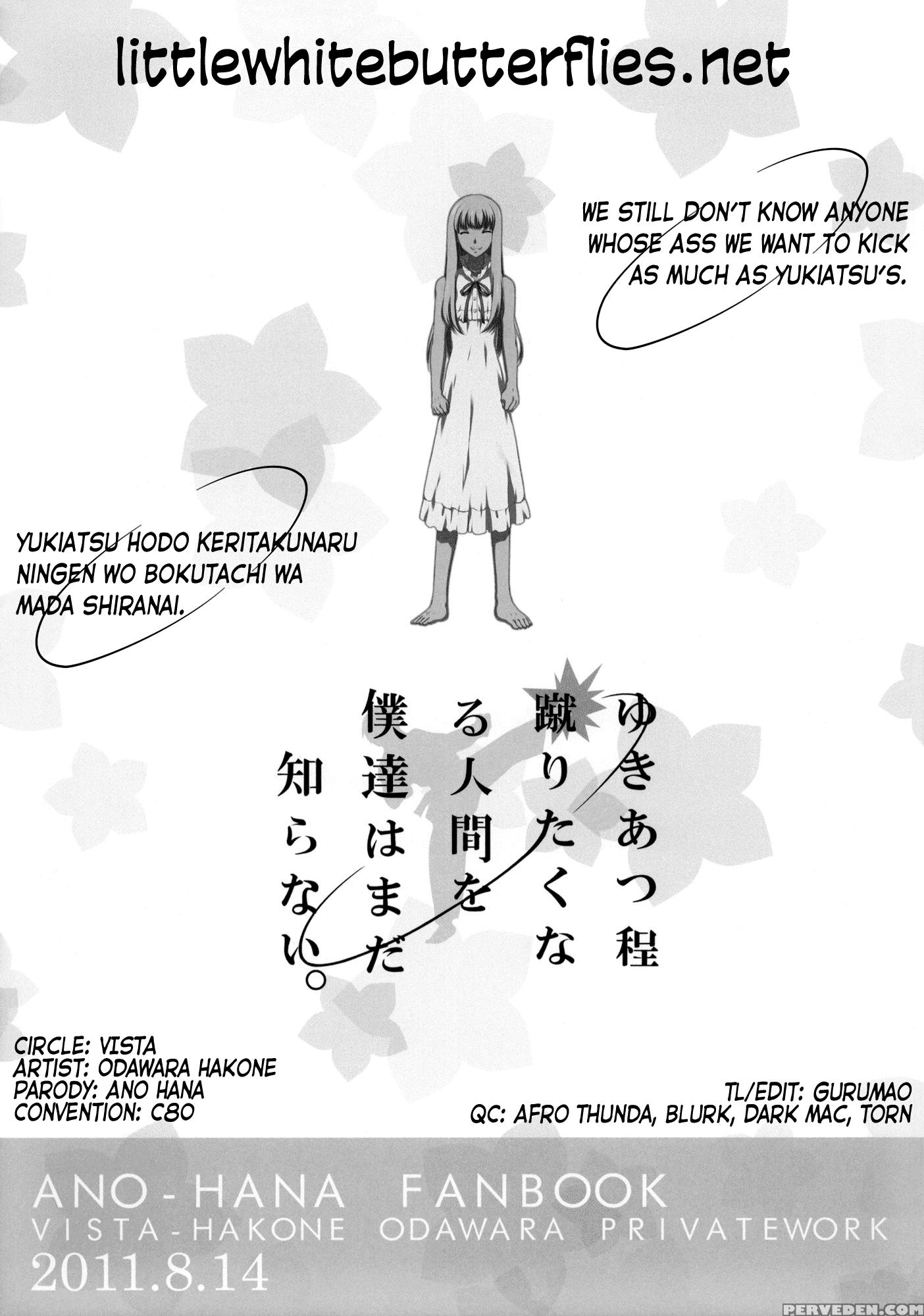 We Still Donâ€™t Know Anyone Whose Ass We Want To Kick As Much As Yukiatsuâ€™s - Ano Hi Mita Hana No Namae O Bokutachi Wa Mada Shiranai 1