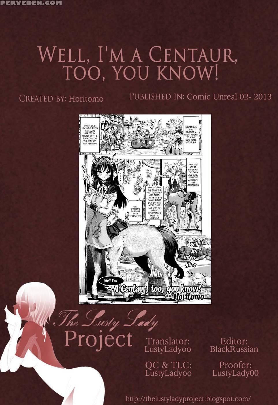 Well, I'm A Centaur, Too, You Know! 1