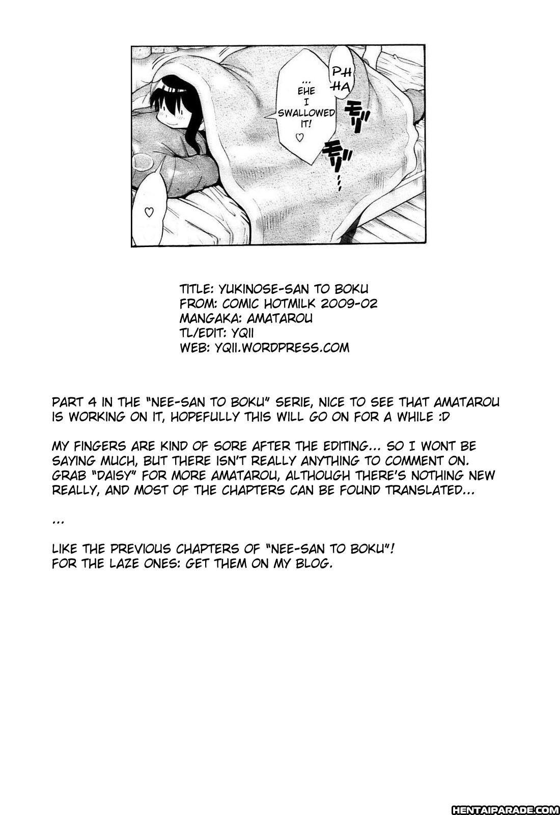 Yukinose-san To Boku 0: Oneshot