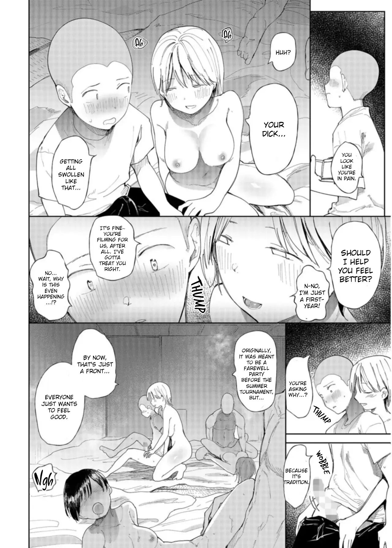 〇□gakuen Yakyuu-bu ~manatsu No Gasshuku-chuu Ni Tanezuke Sareru Joshi Manager-tachi~ 1