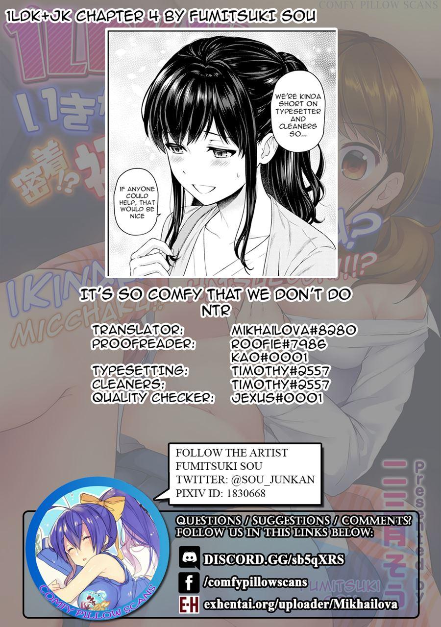 1ldk+jk Ikinari Doukyo? Micchaku!? Hatsu Ecchi!!? Chapter 6 Page 27