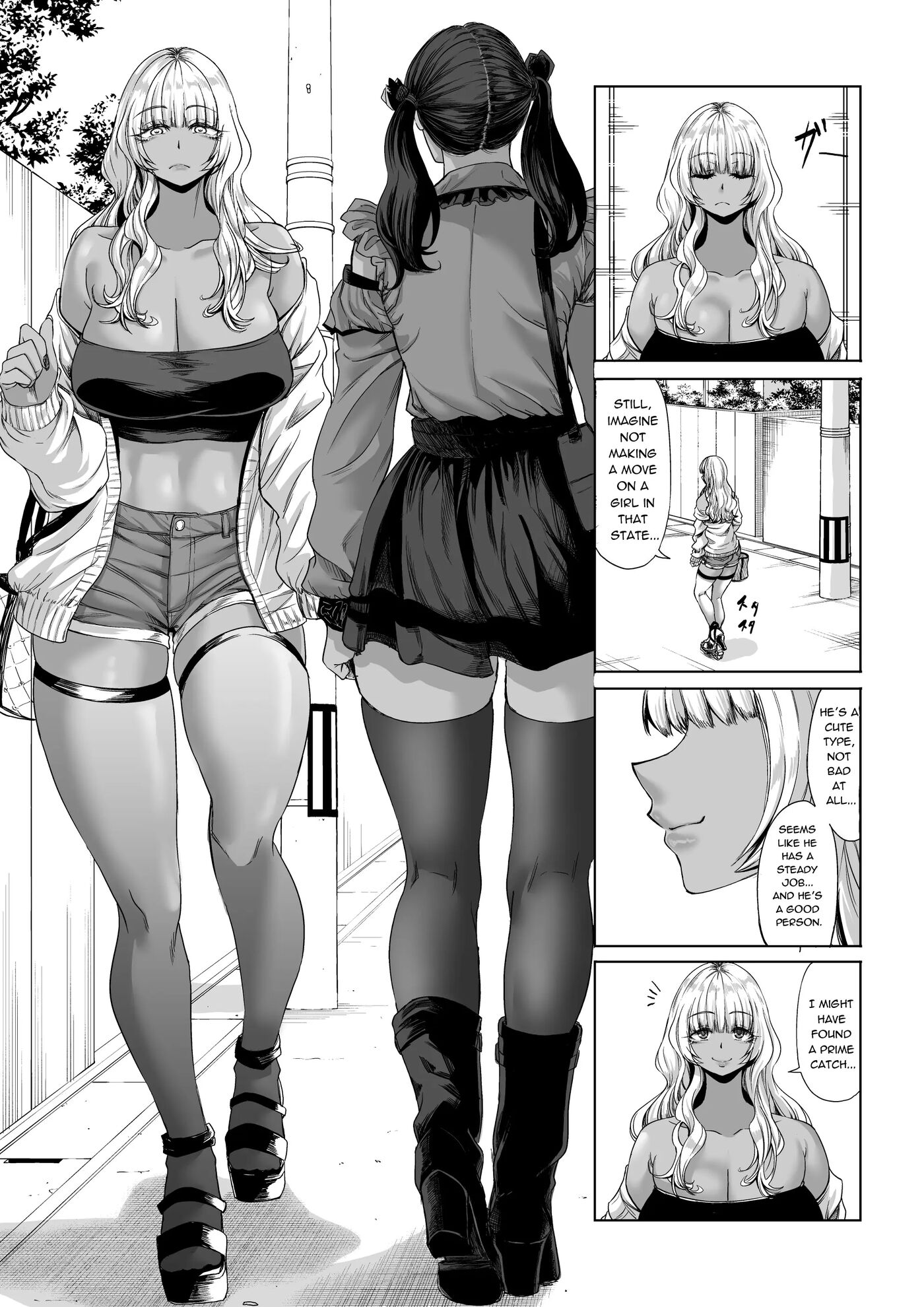 A 211cm Tall Jirai-kei Girl Has Her Eyes On Me, And I Can't Escape Chapter 3 Page 14