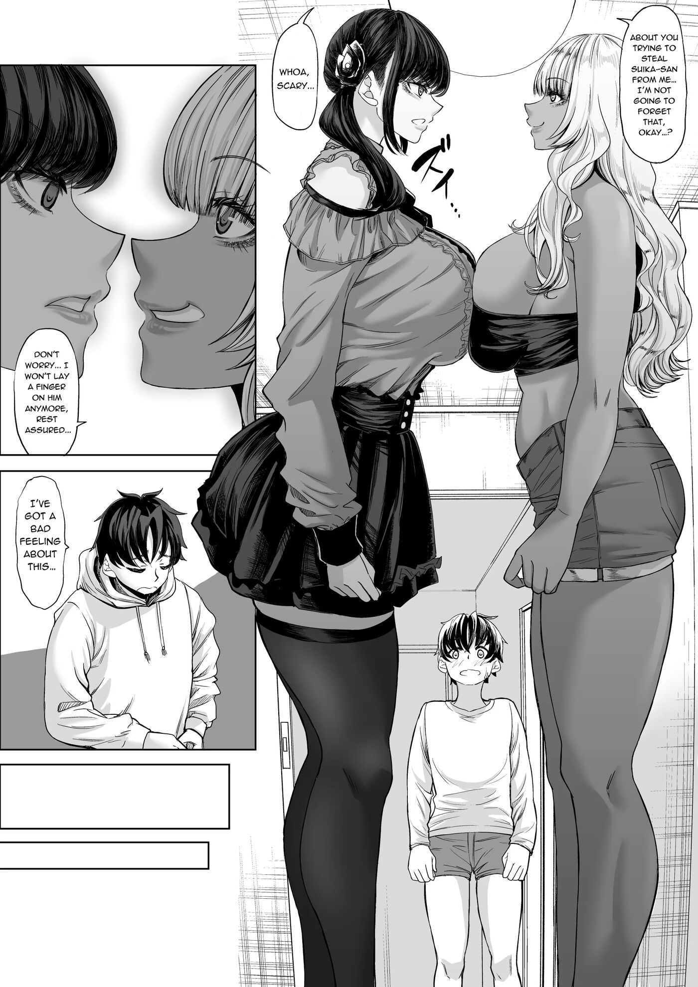A 211cm Tall Jirai-kei Girl Has Her Eyes On Me, And I Can't Escape Chapter 3 Page 56