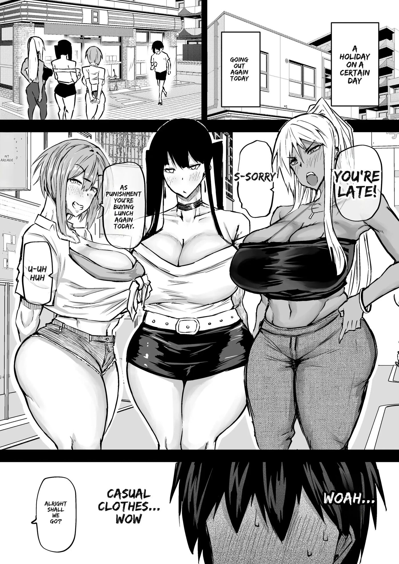 A Big-boobed Gyaru Who Squeezes Money Out Of You 1