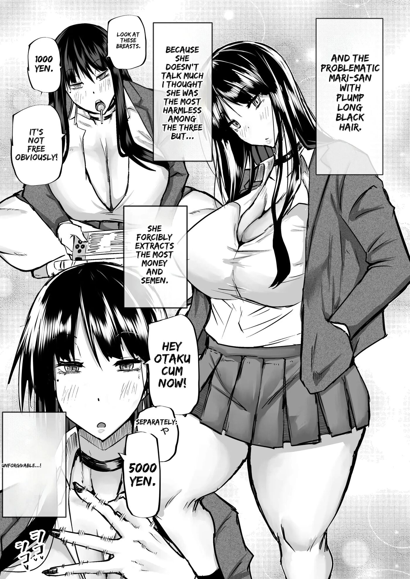 A Big-boobed Gyaru Who Squeezes Money Out Of You 1