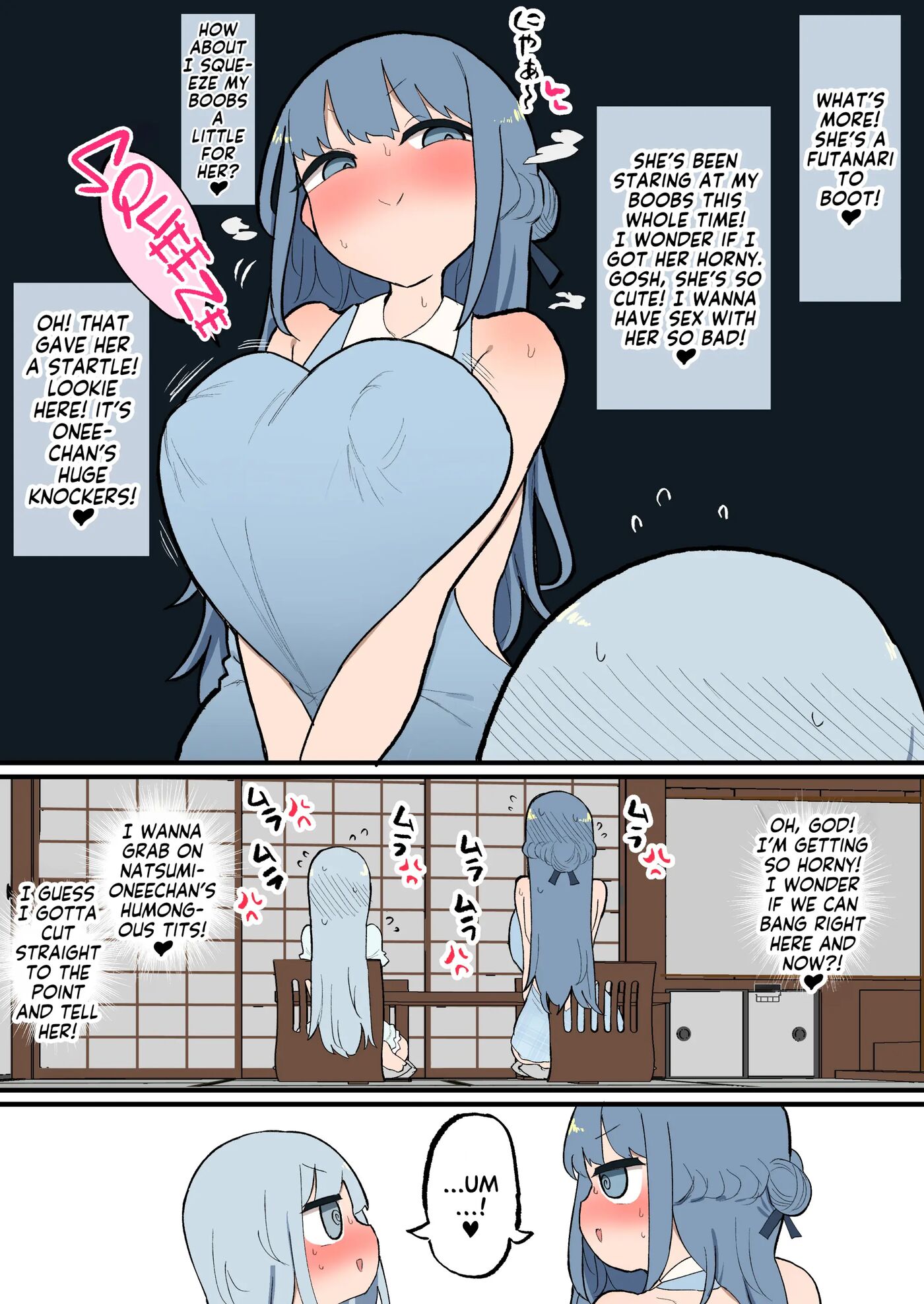 A Futa Girl That Has Wild Sex With Her Futa-lover Relative 1