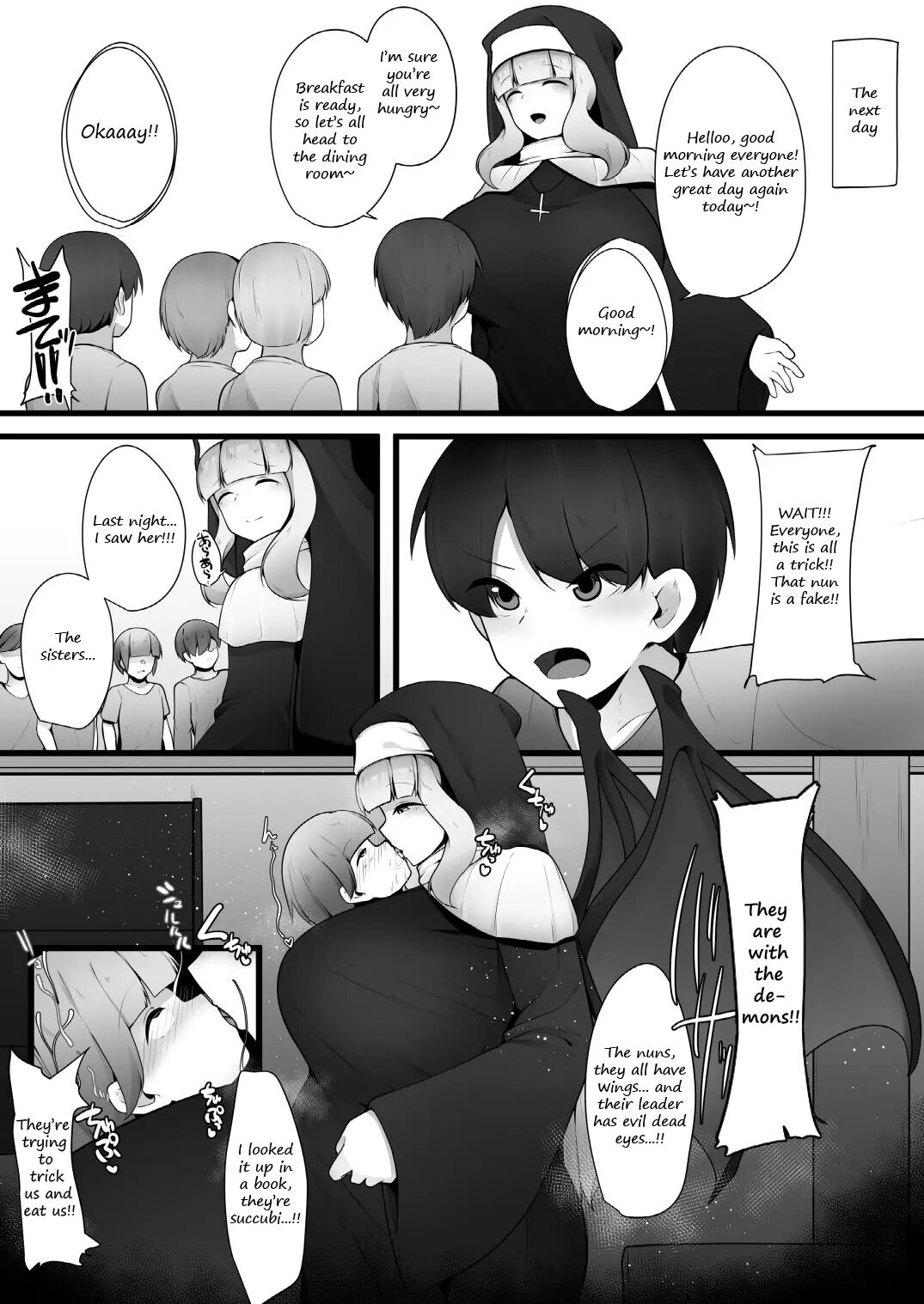 A Story About A Kind Nun Onee-san Who Turns Out To Be A Succubus, And Being Forced Into A Contract With Her After Discovering Her Secret 1