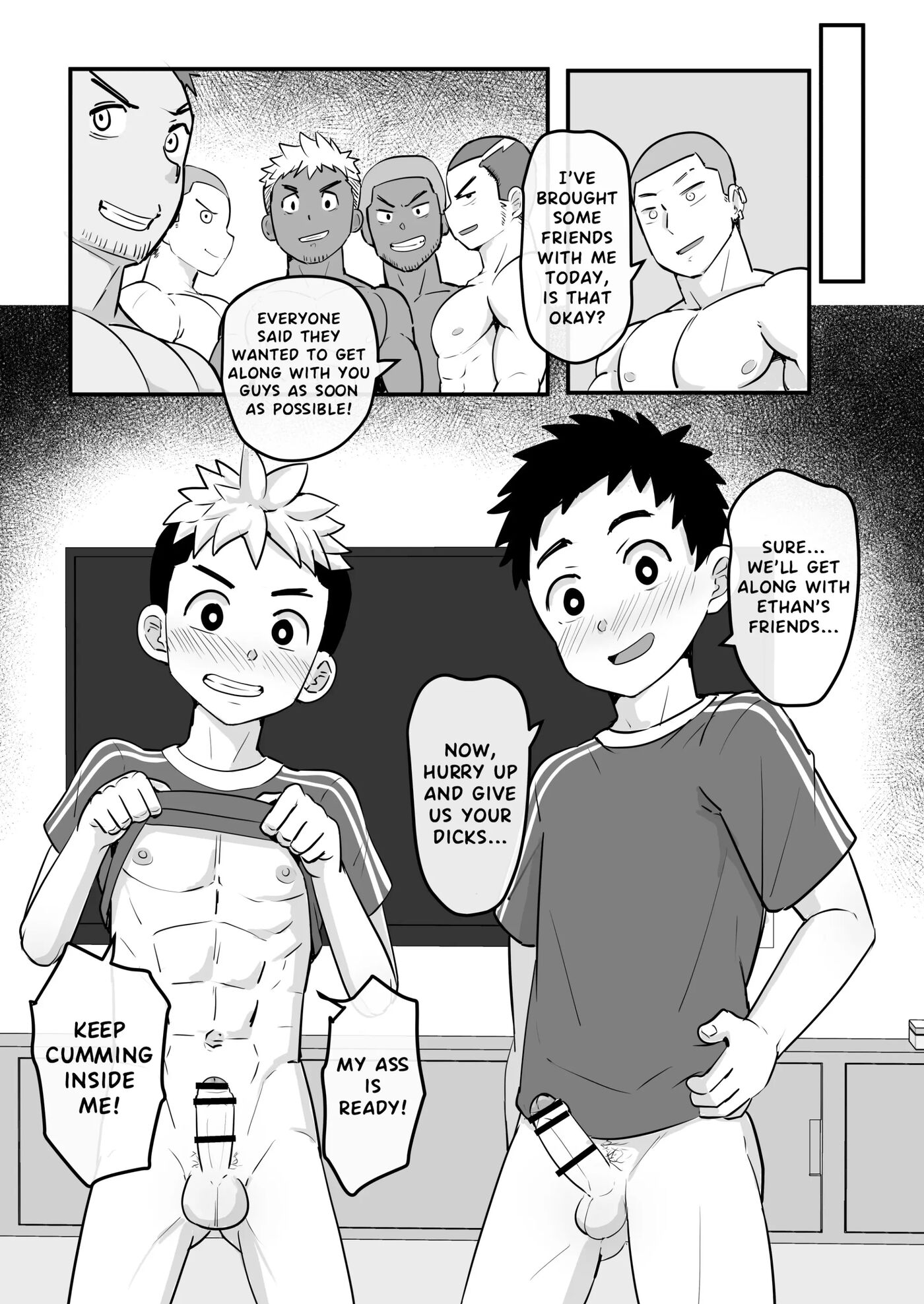 A Story About Being Brainwashed And Trained By A Foreigner During A Homestay [yaoi] 1