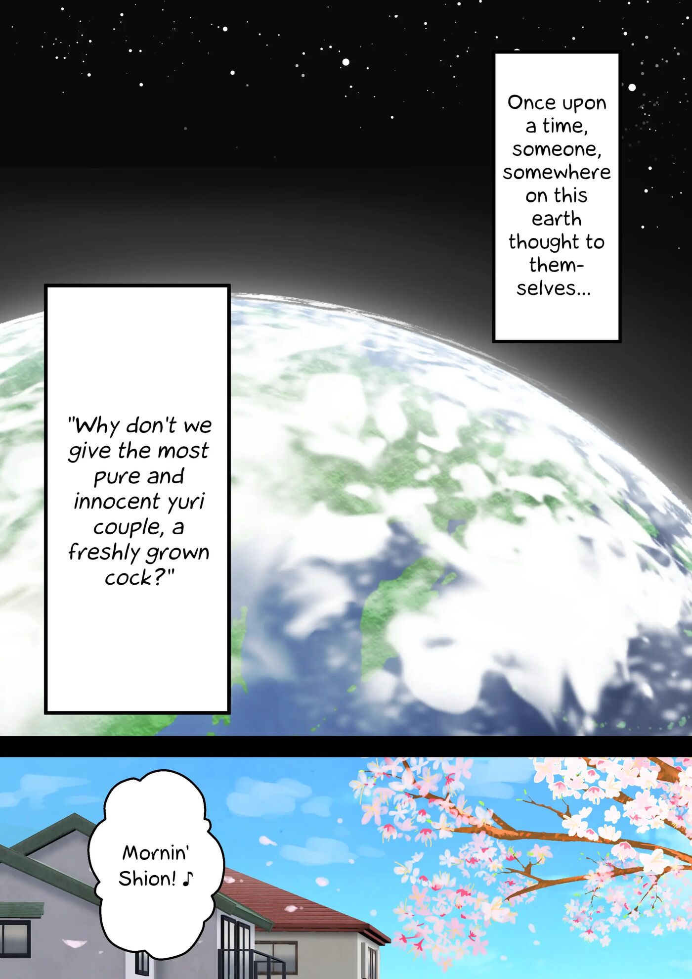 A Story About The Most Pure And Innocent Lesbian Schoolgirl Couple Growing A Dick 1