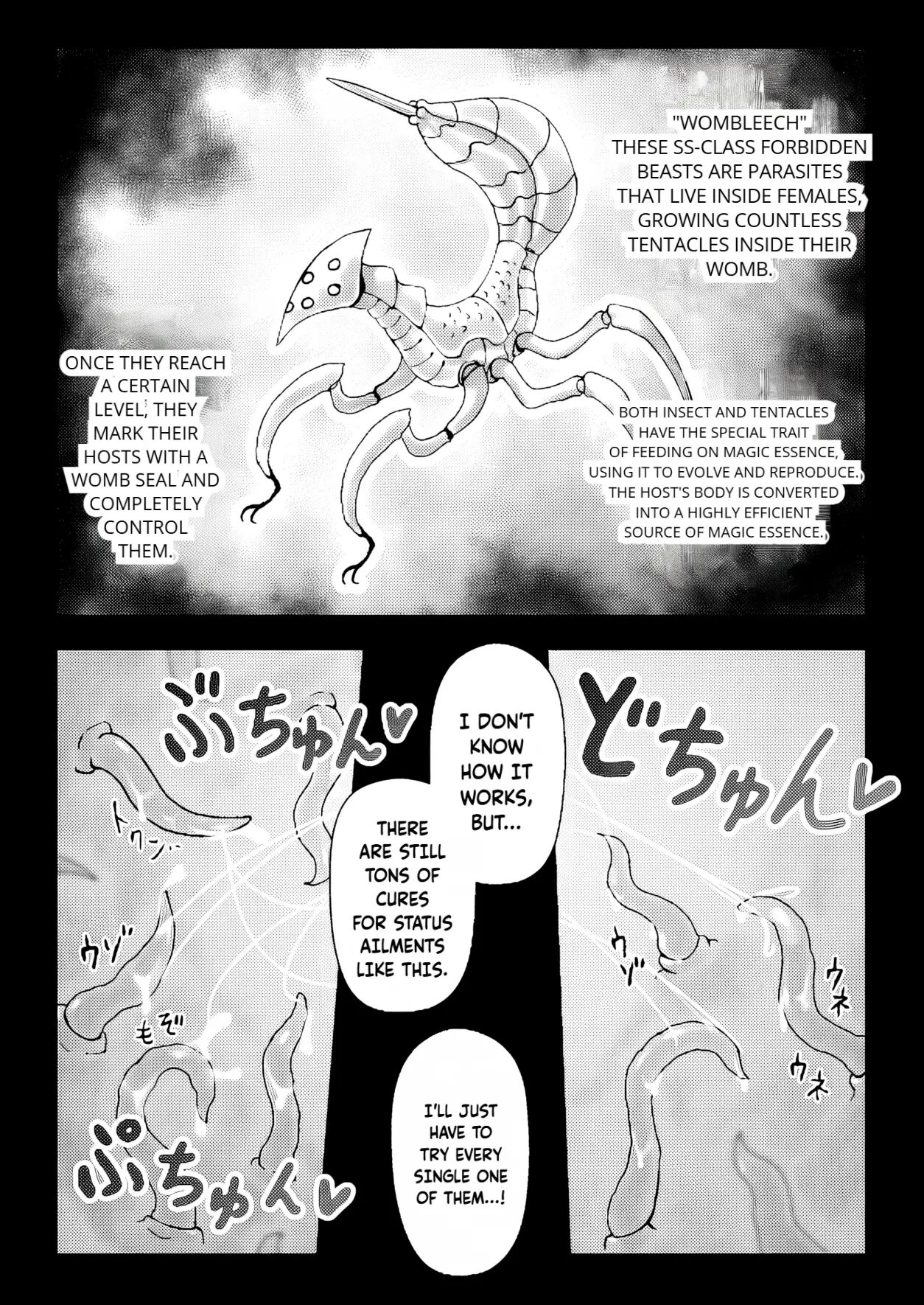 A Story Of A Witch Infected By Tentacles And Bugs And How They Seriously Messed Up Her Womb And Life! 1