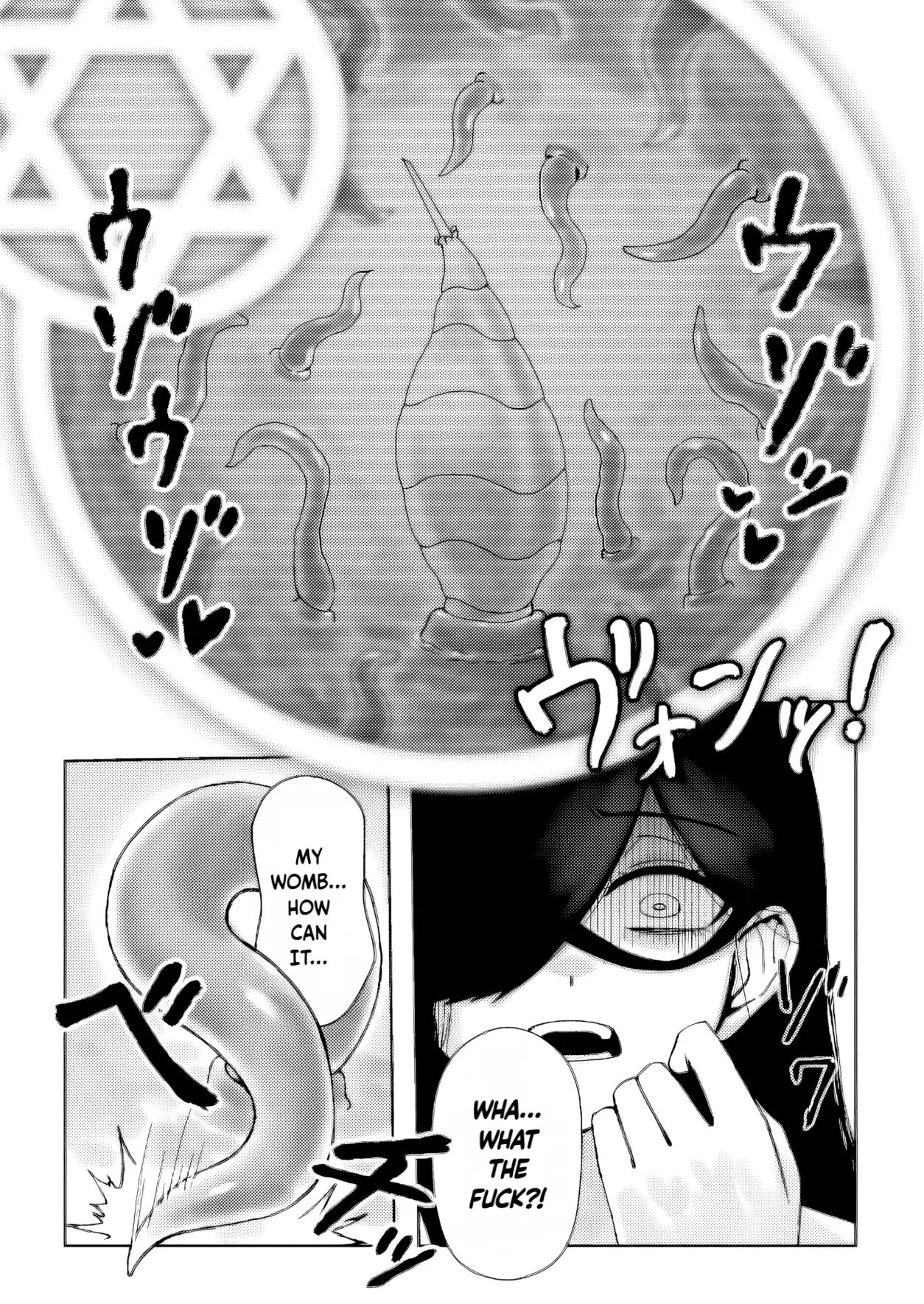 A Story Of A Witch Infected By Tentacles And Bugs And How They Seriously Messed Up Her Womb And Life! 1