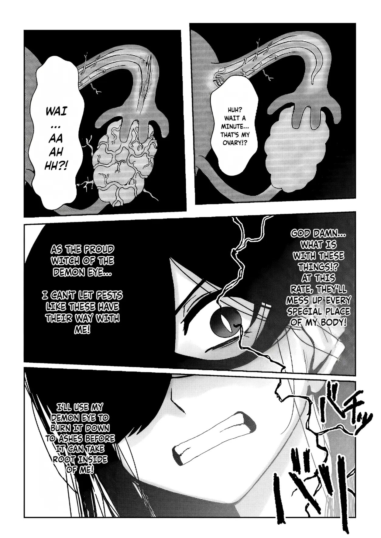 A Story Of A Witch Infected By Tentacles And Bugs And How They Seriously Messed Up Her Womb And Life! 1