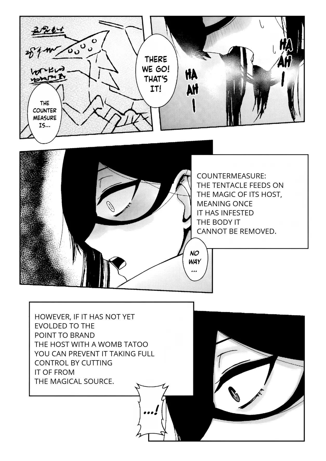 A Story Of A Witch Infected By Tentacles And Bugs And How They Seriously Messed Up Her Womb And Life! 1