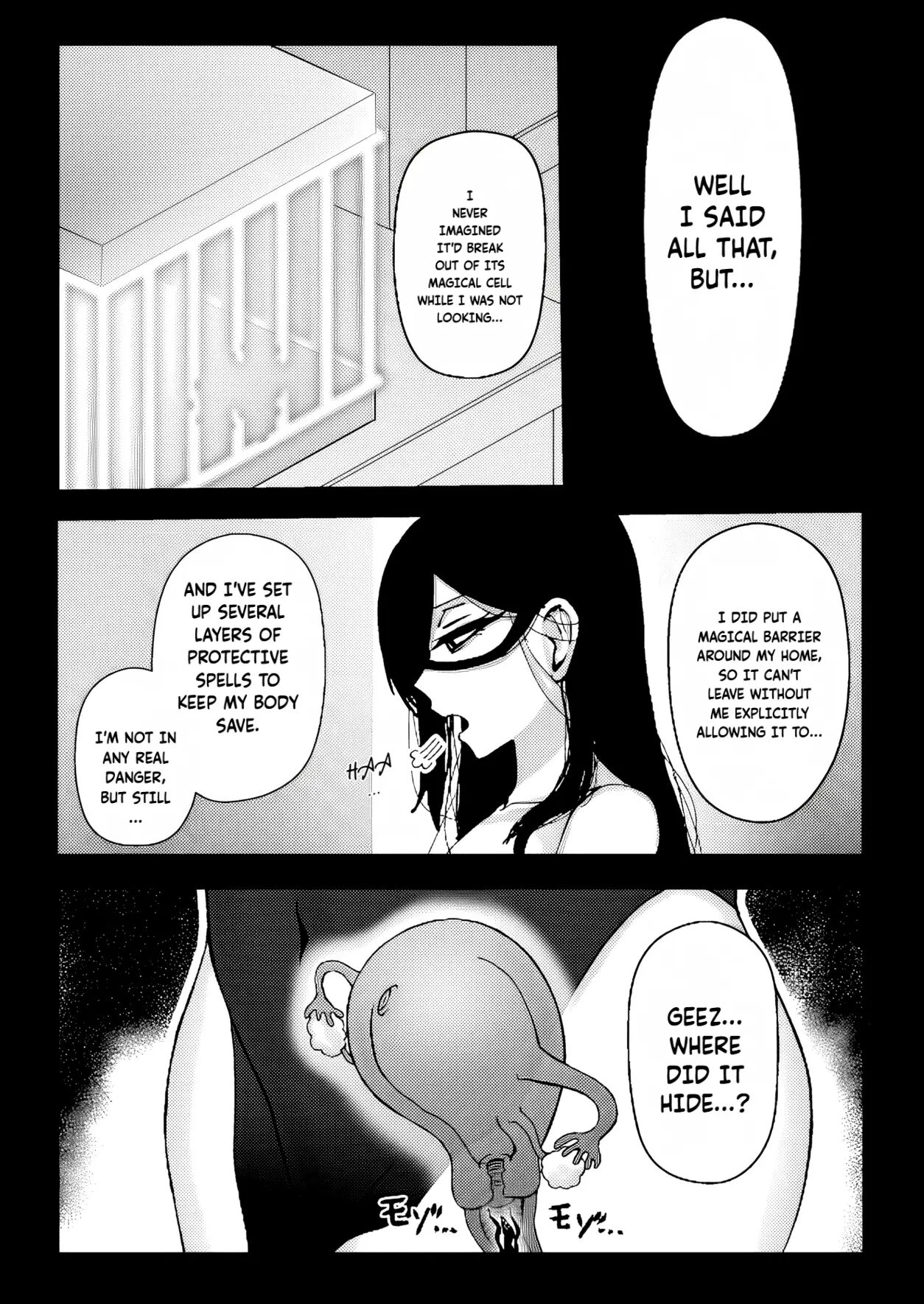 A Story Of A Witch Infected By Tentacles And Bugs And How They Seriously Messed Up Her Womb And Life! 1