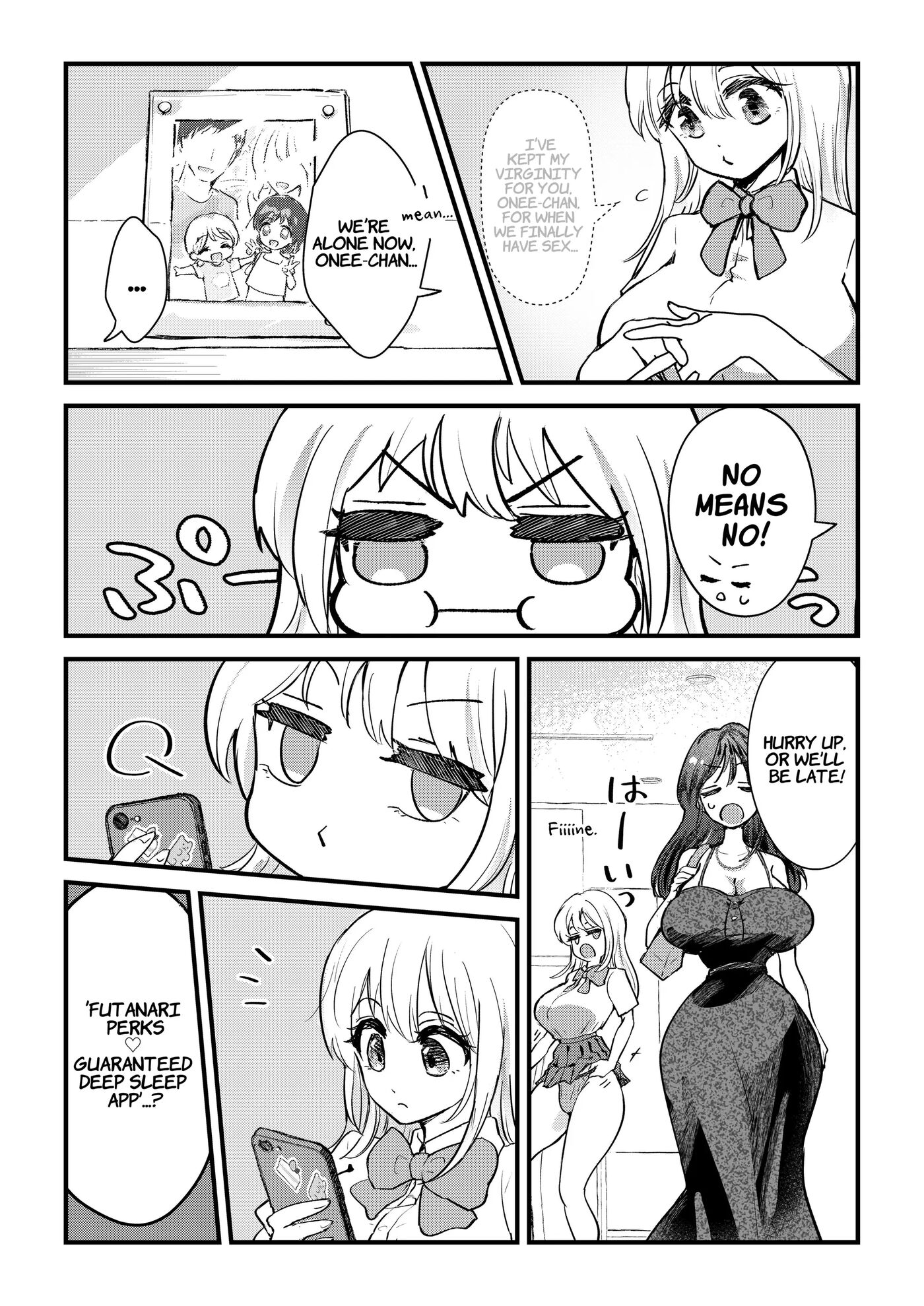 A Story Where A Futanari Little Sister Rapes Her Sleeping Onee-chan 1
