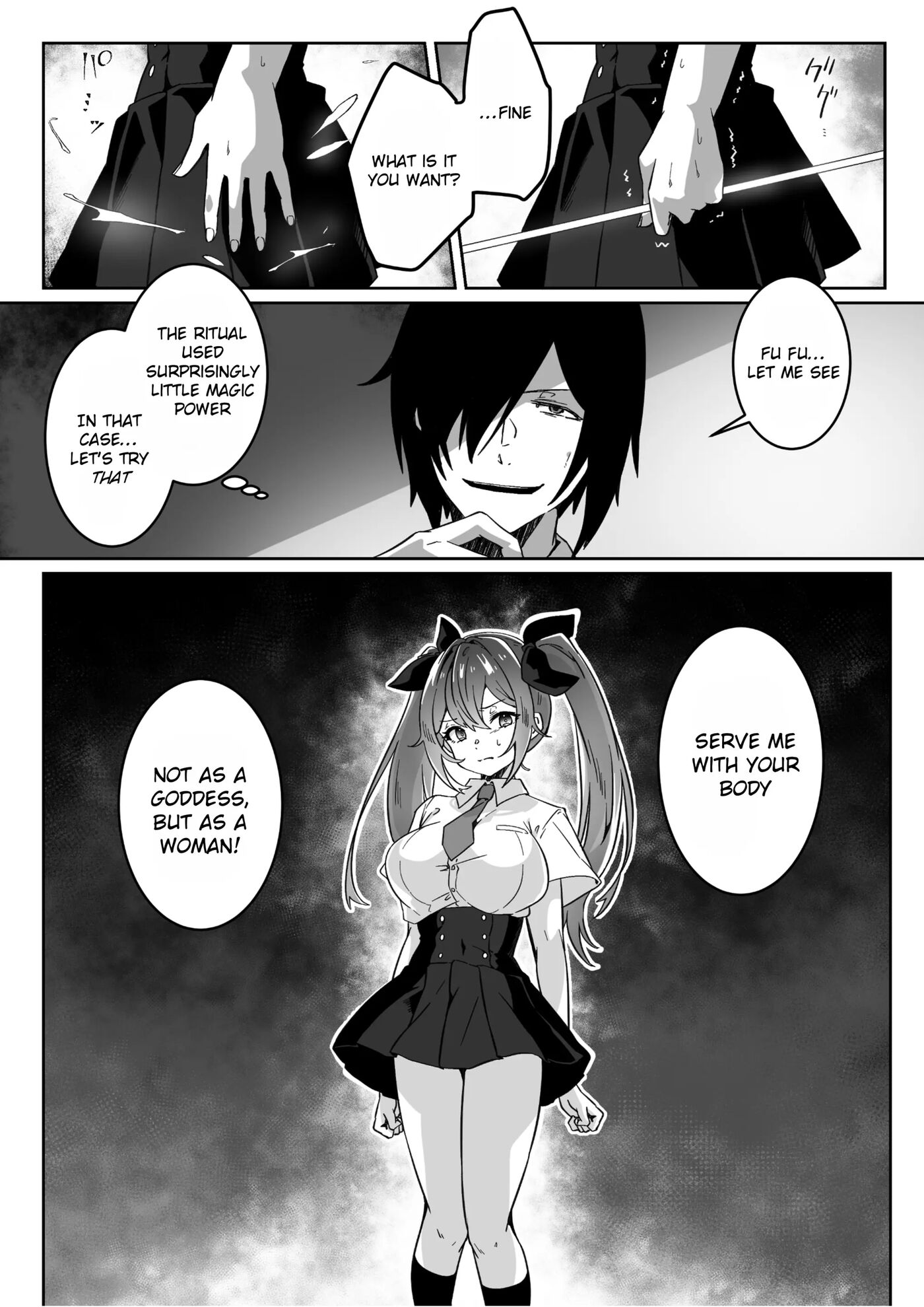 After Isekai Reincarnating, I Use Dark Powers To Get Revenge On The Hero Party ~goddess~ 1
