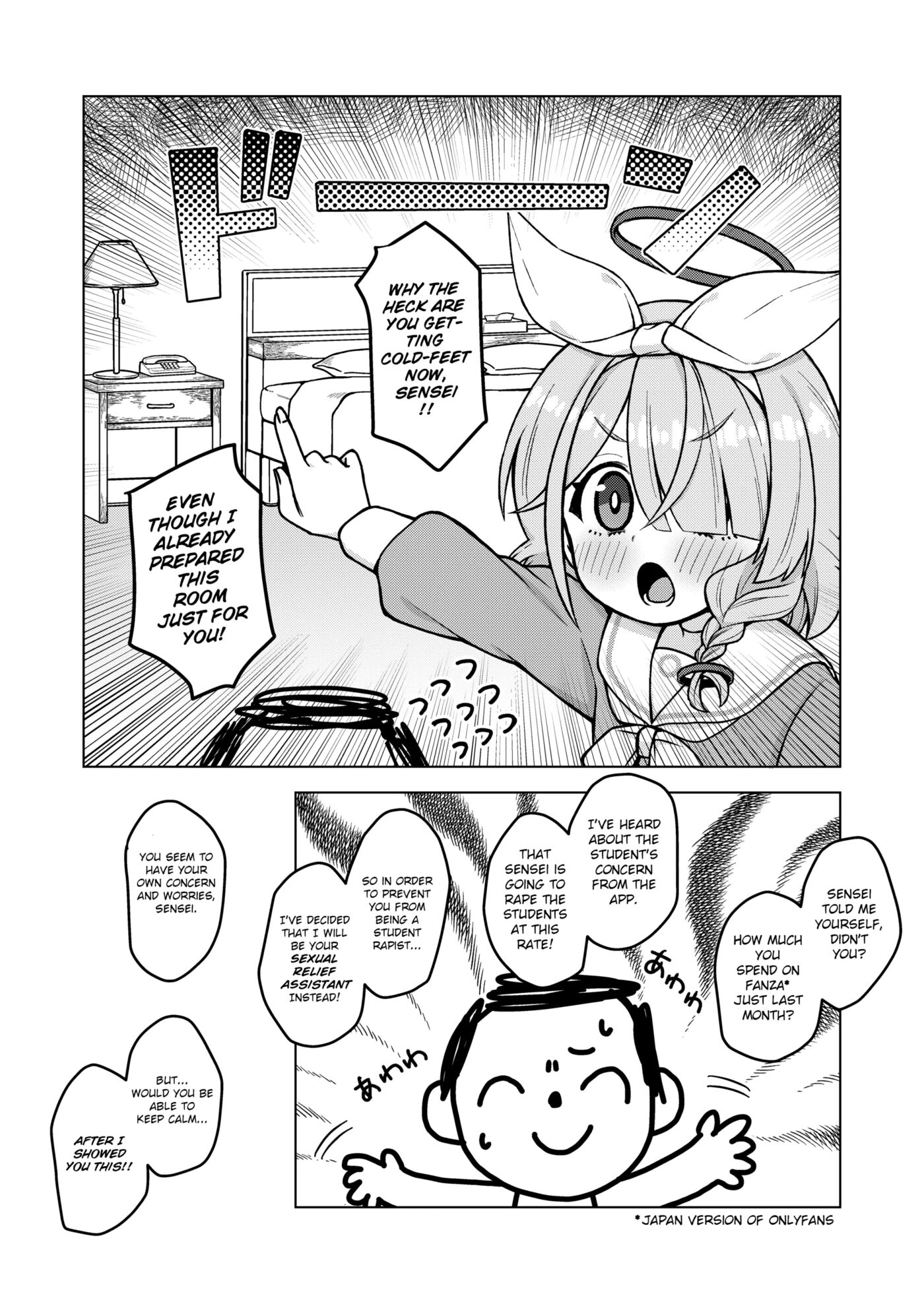 Arona Is Sensei's Sexual Relief Assistant 1