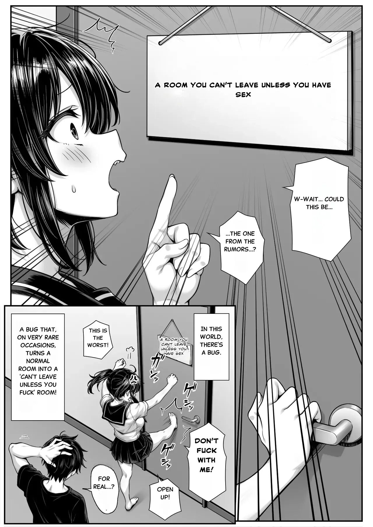 Asa Okitara Ore No Heya Ga Sex Shinai To Derarenai Heya Ni Natteita 1