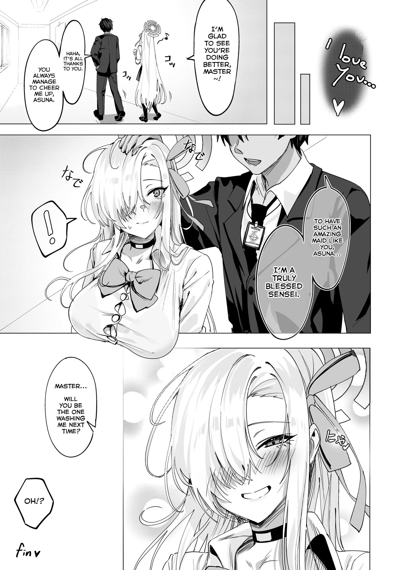 Asuna Wants To Cheer Up Master 1