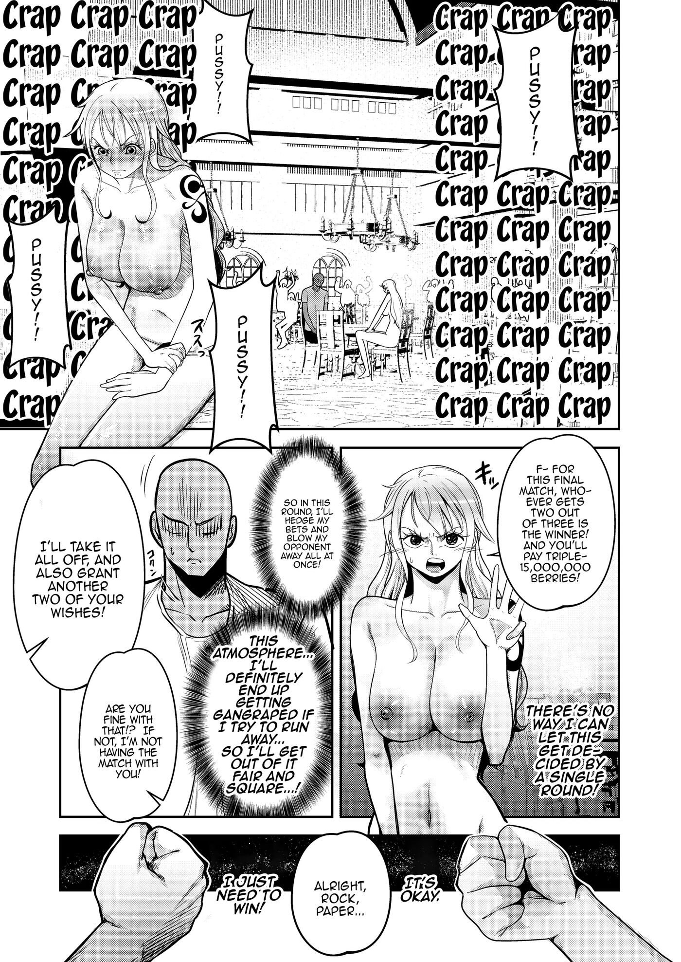 Book About Nami Getting Taught A Lesson By A Bald Mob In Strip Rock, Paper, Scissors 1