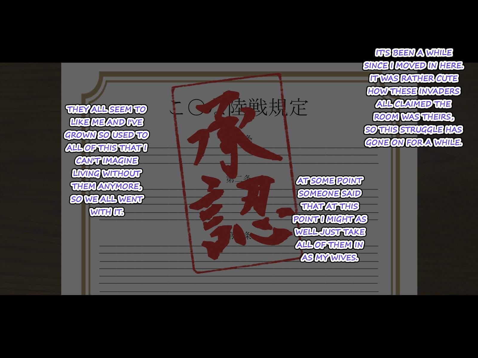 Bringing 7 Wives Into The 6 Tatami Room Cg Collection 1