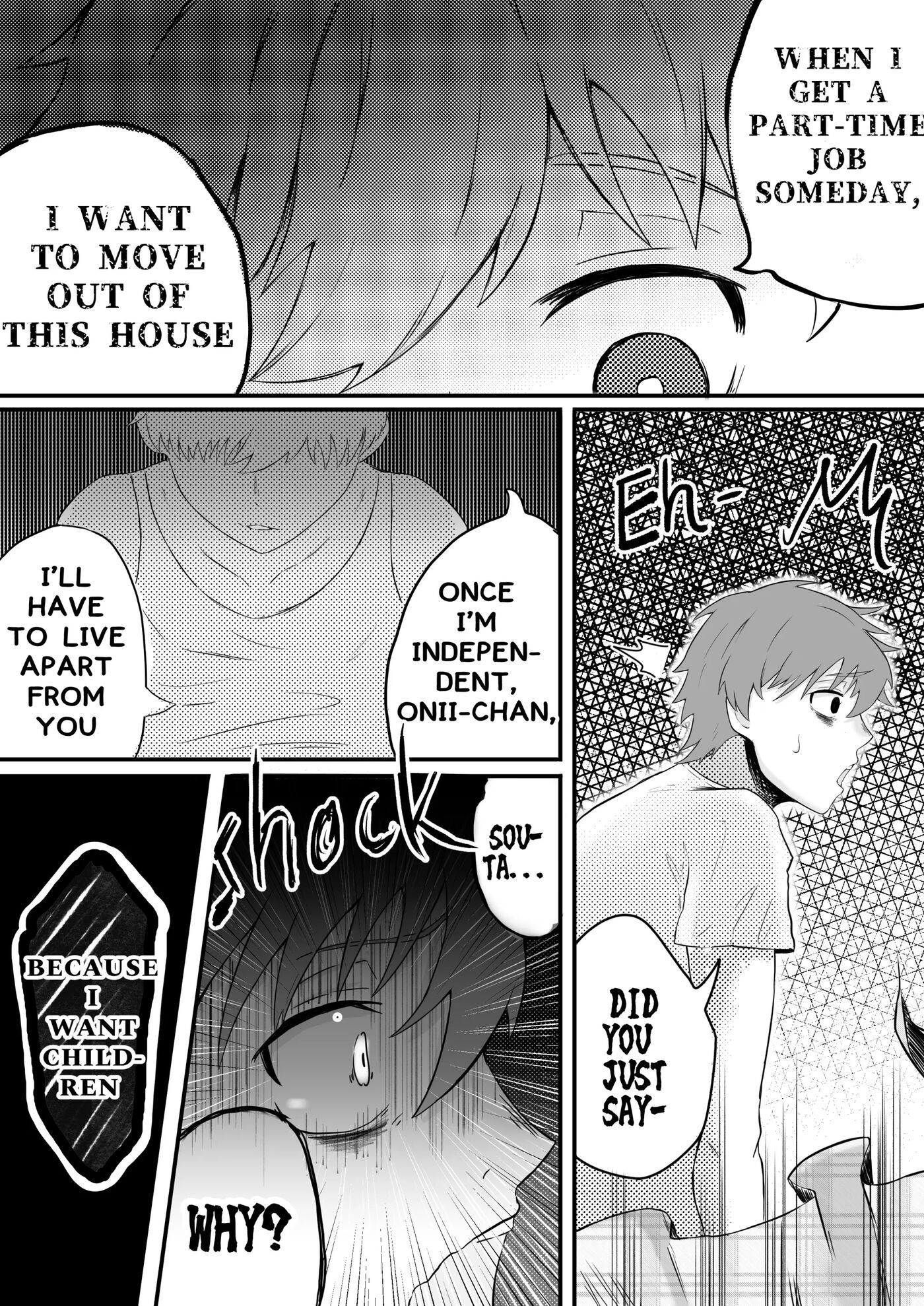 Brother, Give Birth To My Child [yaoi] 1