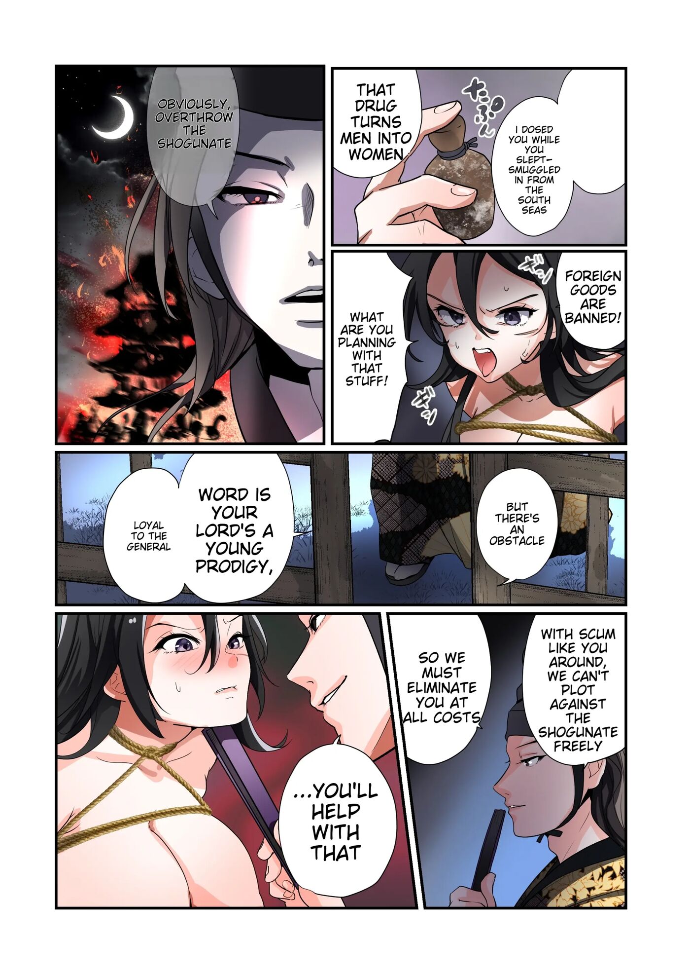 Corrupted Gender-swapped Kunoichi 1