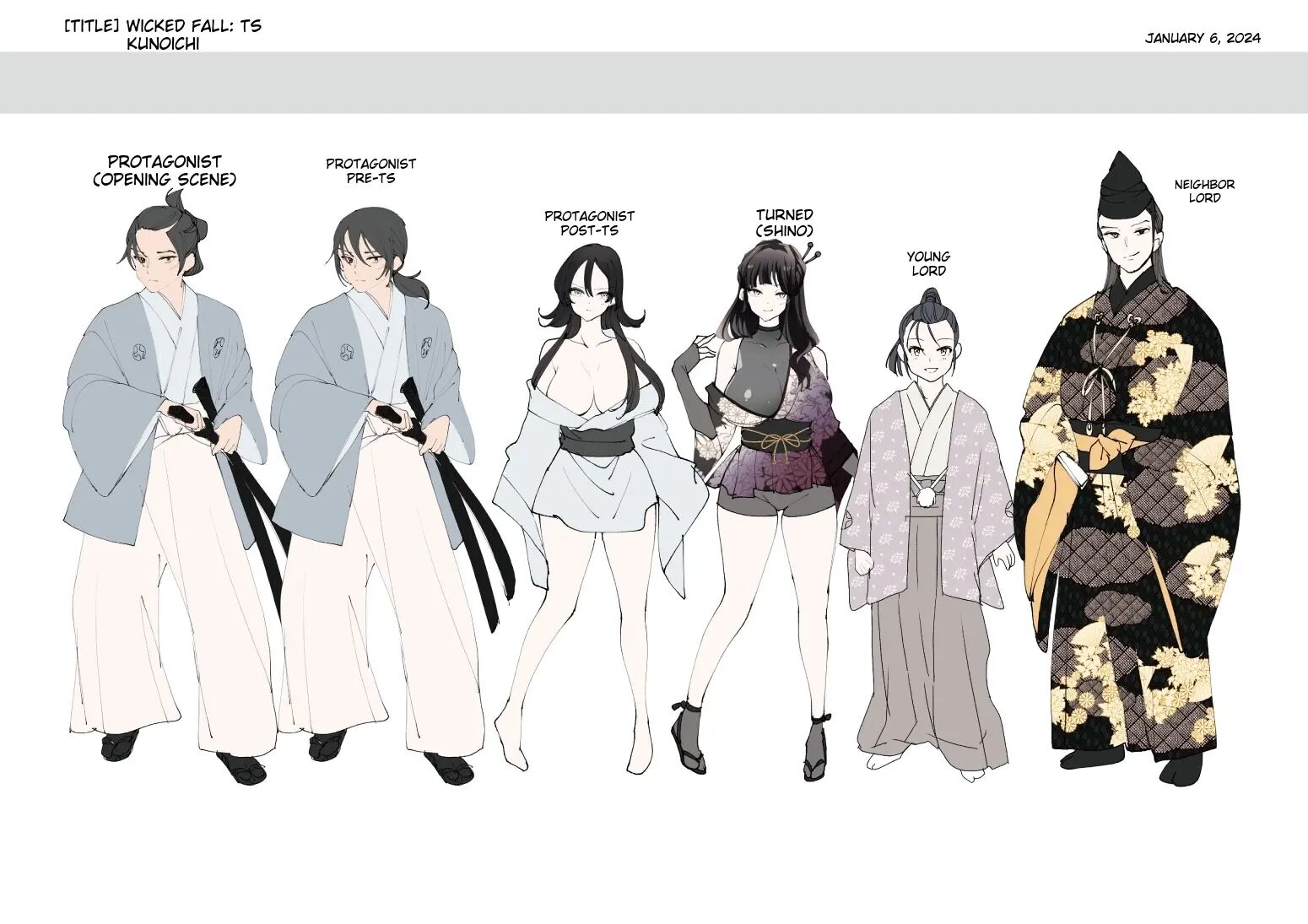 Corrupted Gender-swapped Kunoichi 1