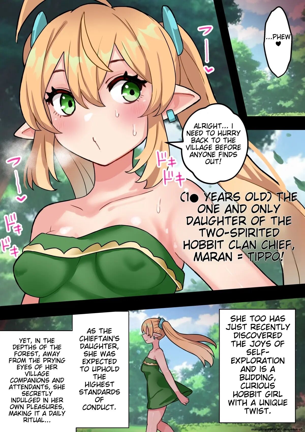Cumming With A Big Dick Feels Really Good! A Story About A Short Futanari Hobbit Girl With An Uncircumcised Dick Turning Into A Sex Monster Because Of A Cock Ring! 1