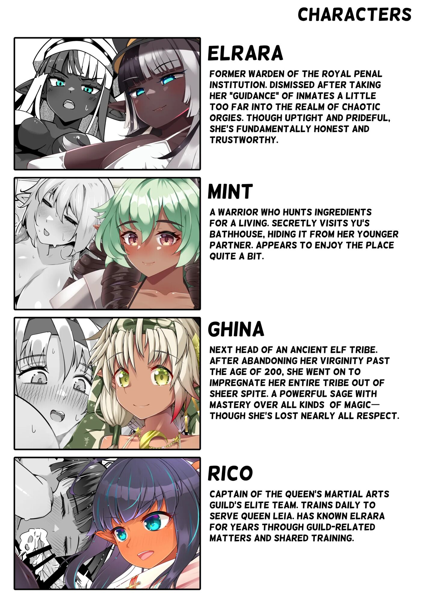 Dickgirl To Futanari Dark Elf To Kobito-ka - Tainai Kaiki 1