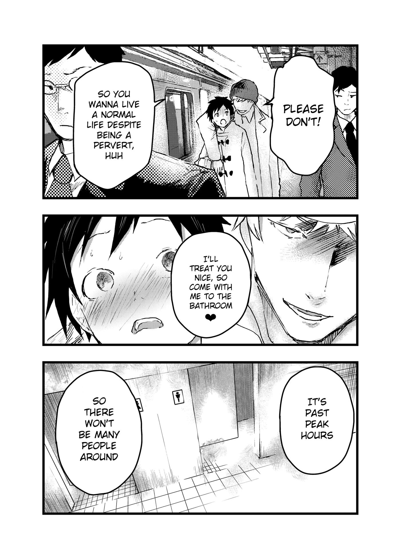 Eki No Toile De Hatsutaiken Rinkan Rape!! Kichiku Seme!! [yaoi] 1