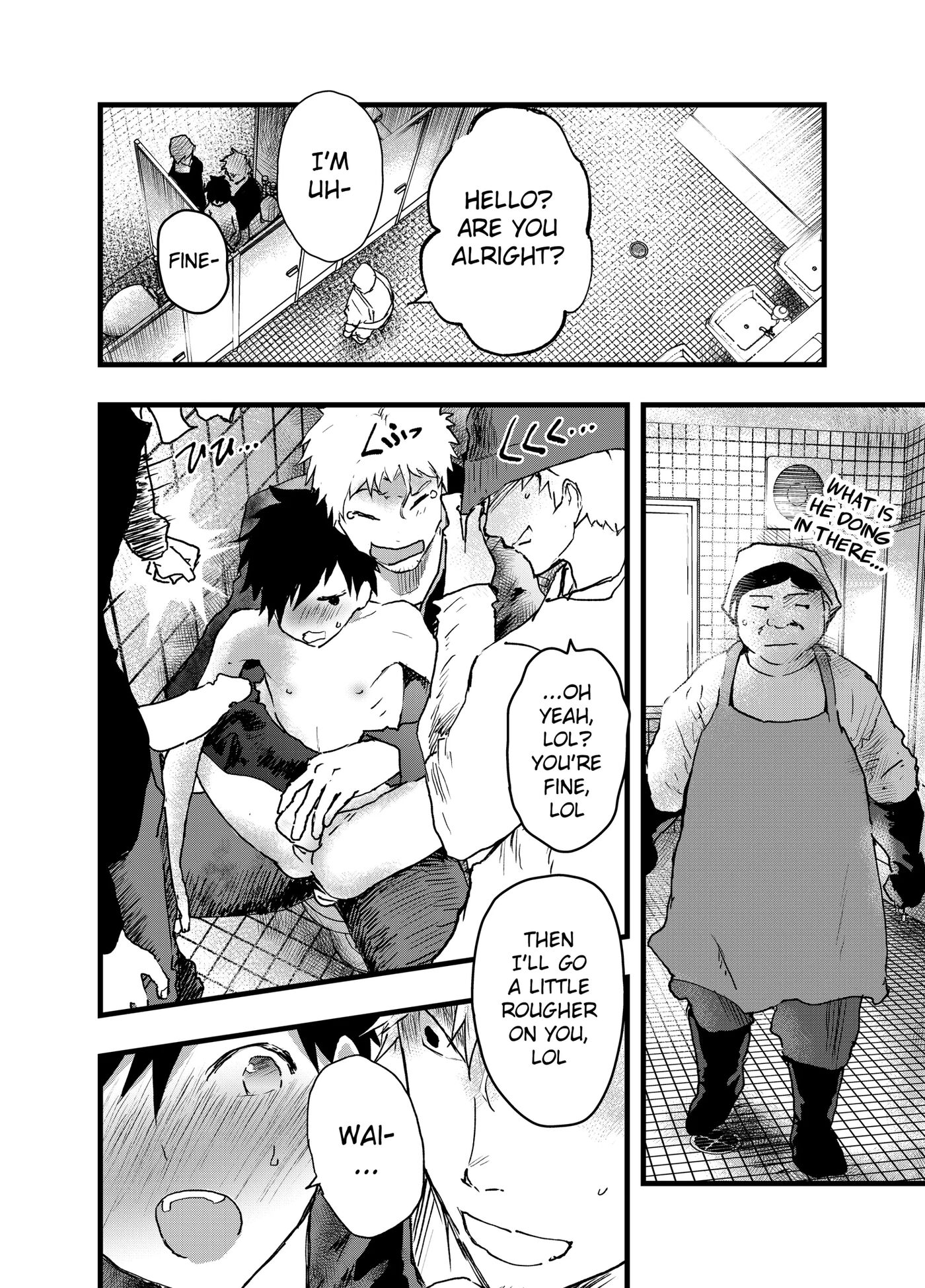 Eki No Toile De Hatsutaiken Rinkan Rape!! Kichiku Seme!! [yaoi] 1
