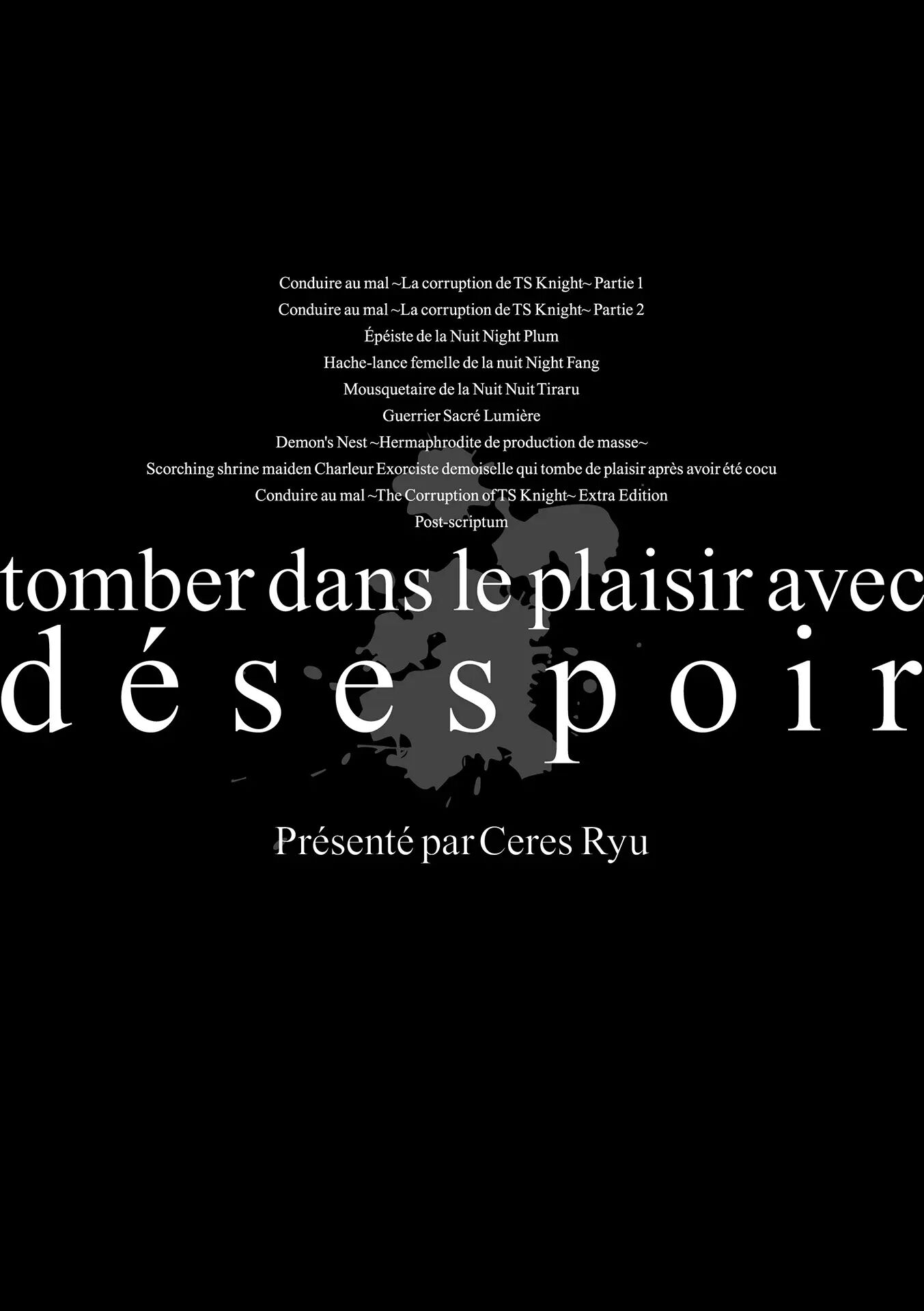 Fallen In Pleasure, Desespoir 1