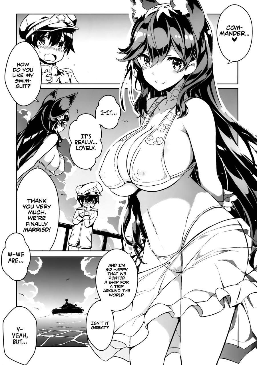 Feasting On Atago's Big, Squishy Tits 1